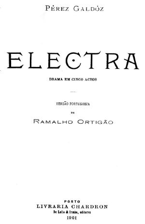 [Gutenberg 63145] • Electra · Drama em cinco actos